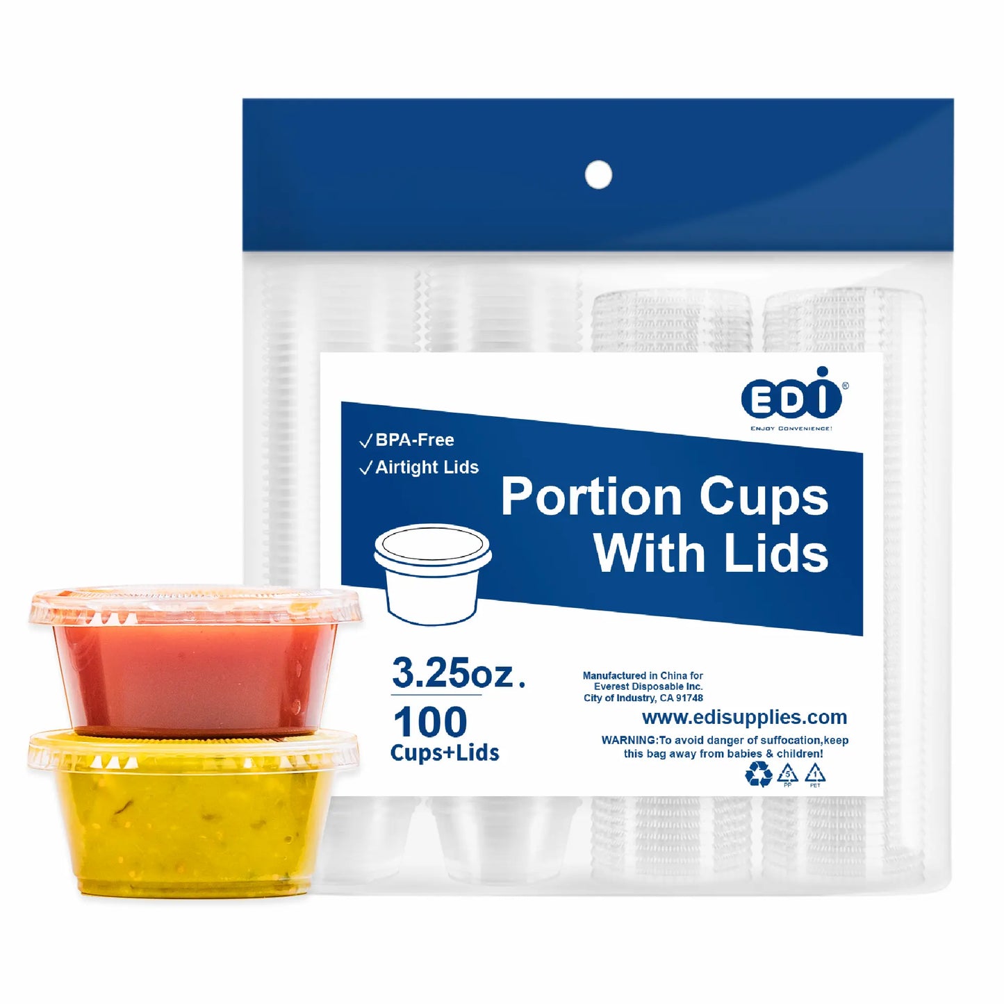 EDI Portion Cups - Full Case