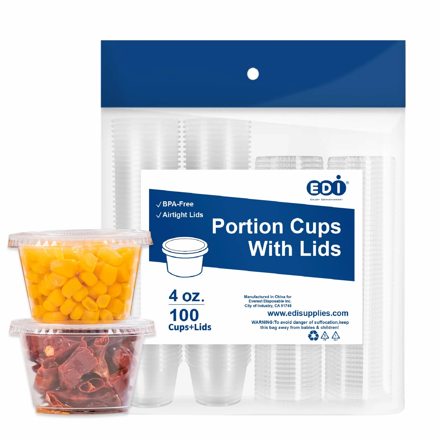 EDI Portion Cups - Full Case
