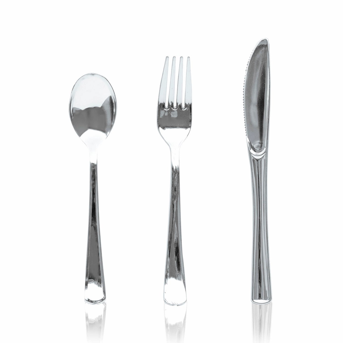 EDI Cutlery (Silver, Assorted) - Full Case (10 Packs)