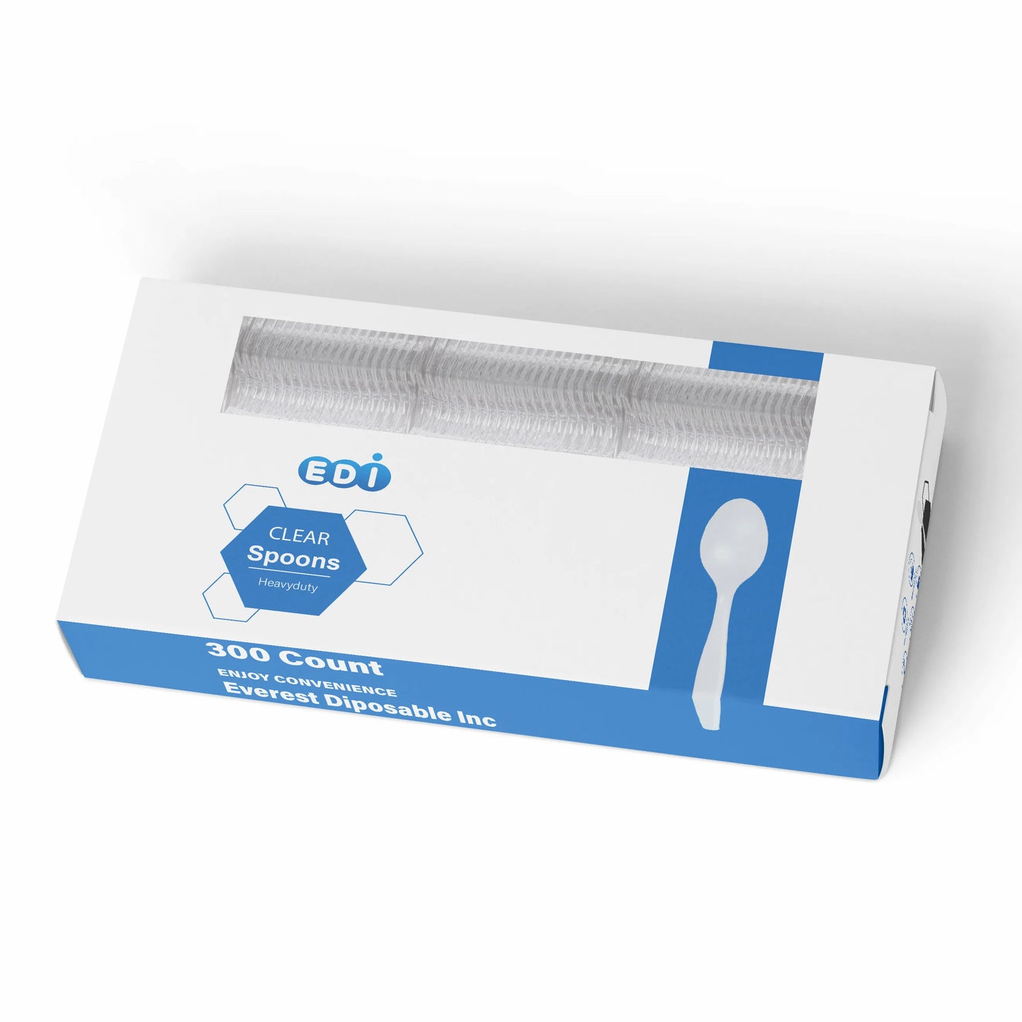 EDI Cutlery (Clear) - Full Case (6 Packs)