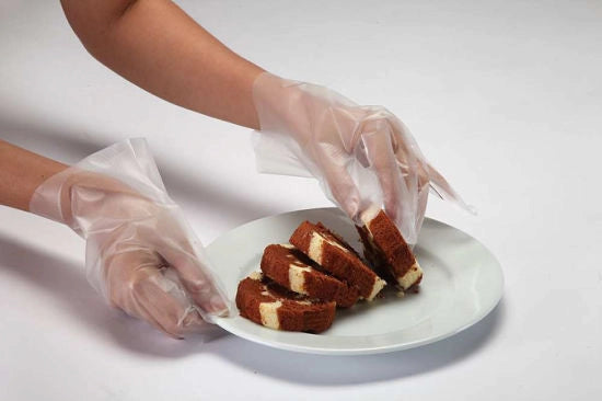 EDI TPE Gloves (Clear) - Full Case (10 Packs)