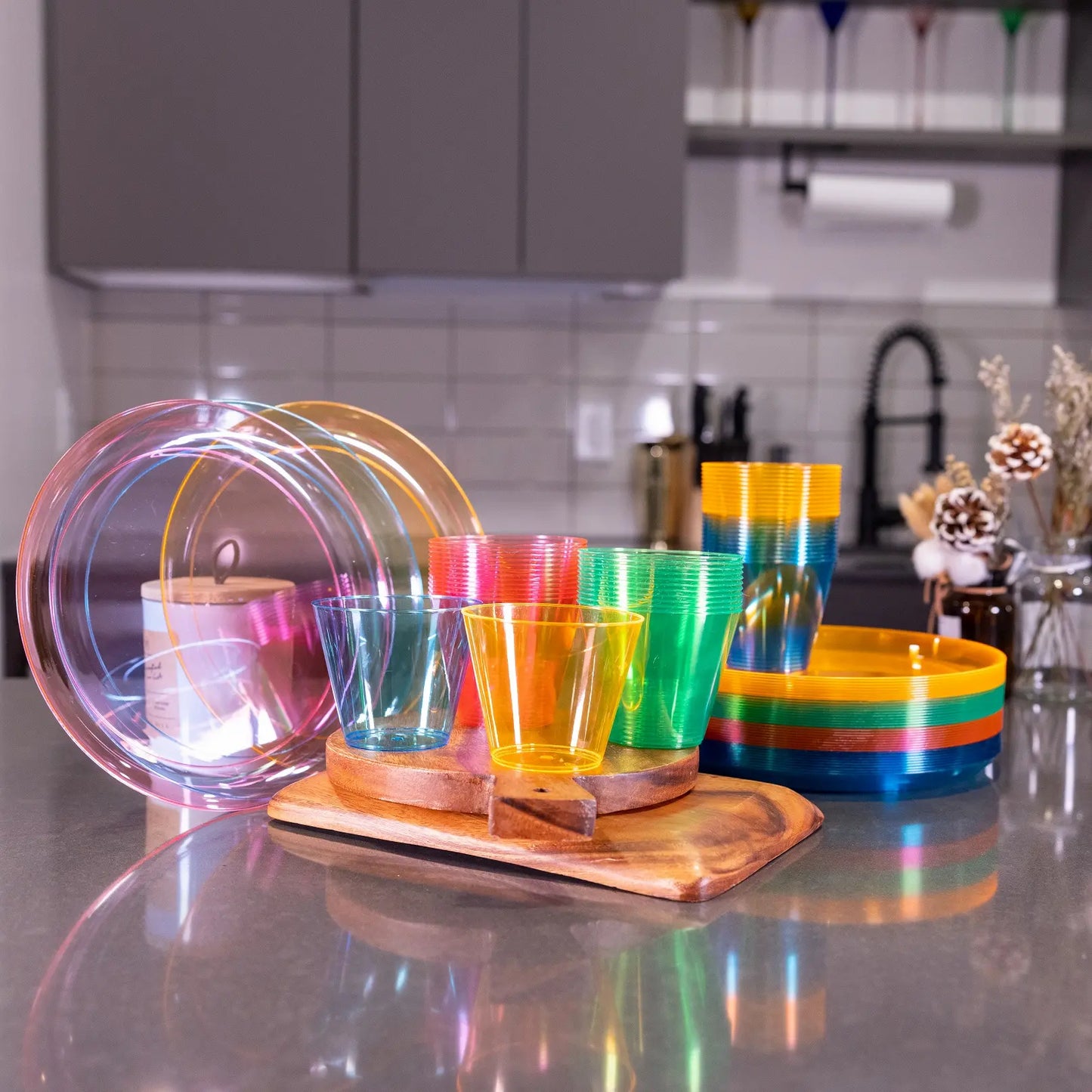 EDI Neon Plates - Full Case (6 Packs)