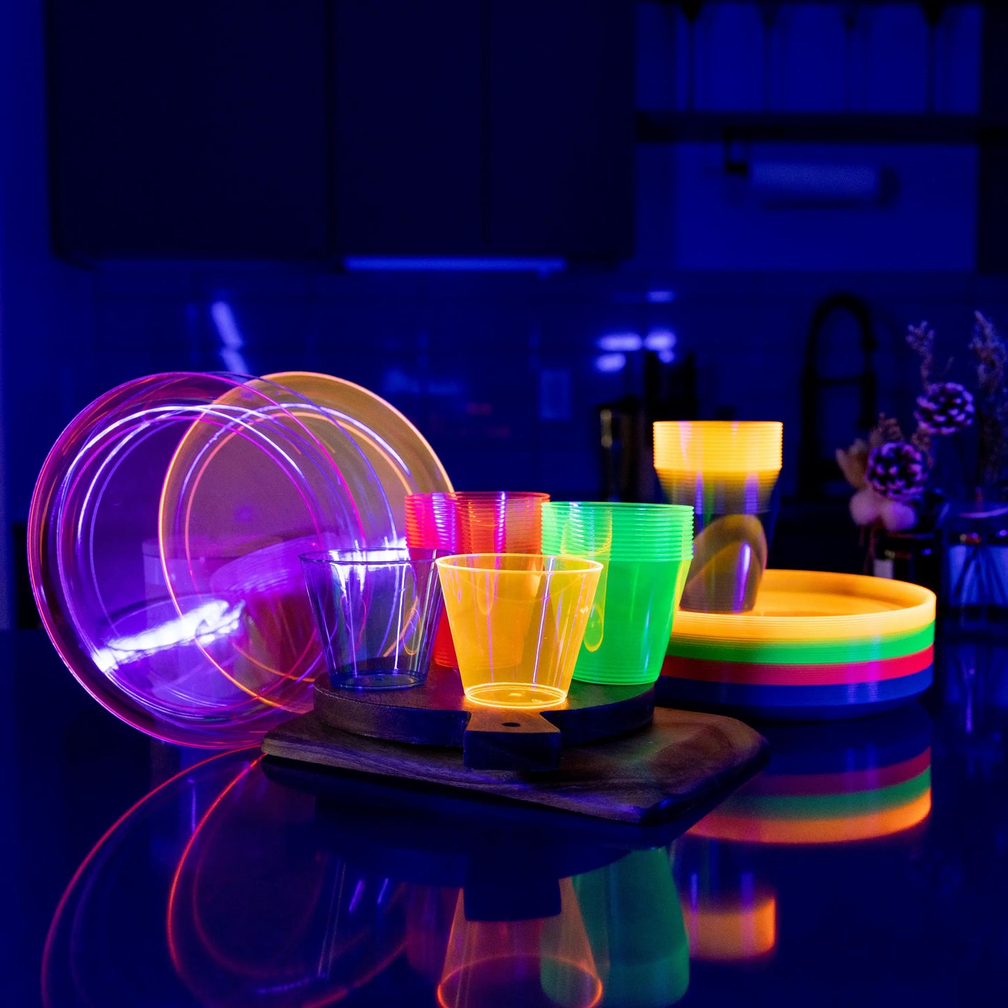 EDI Neon Cups - Full Case (12 Packs)