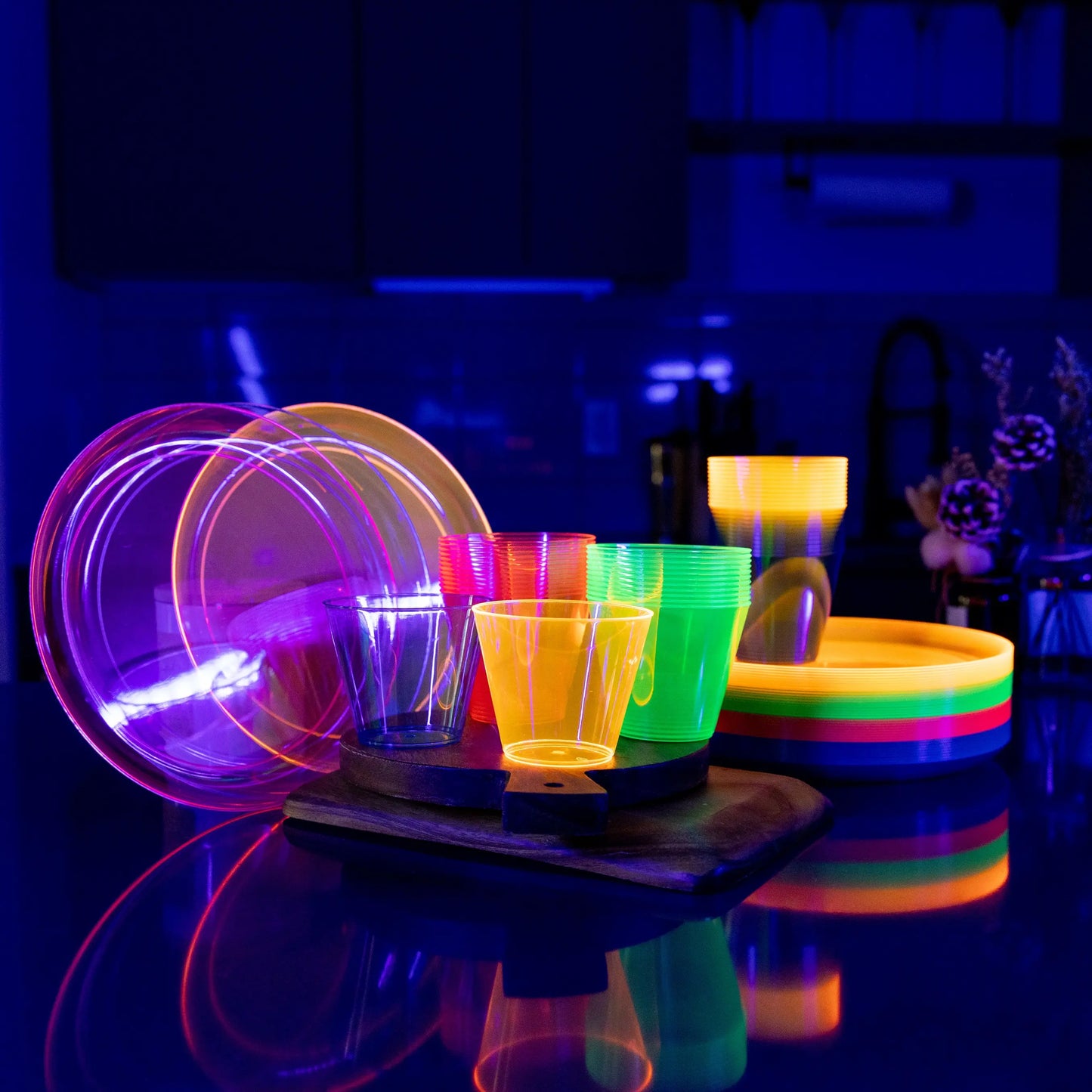 EDI Neon Plates - Full Case (6 Packs)