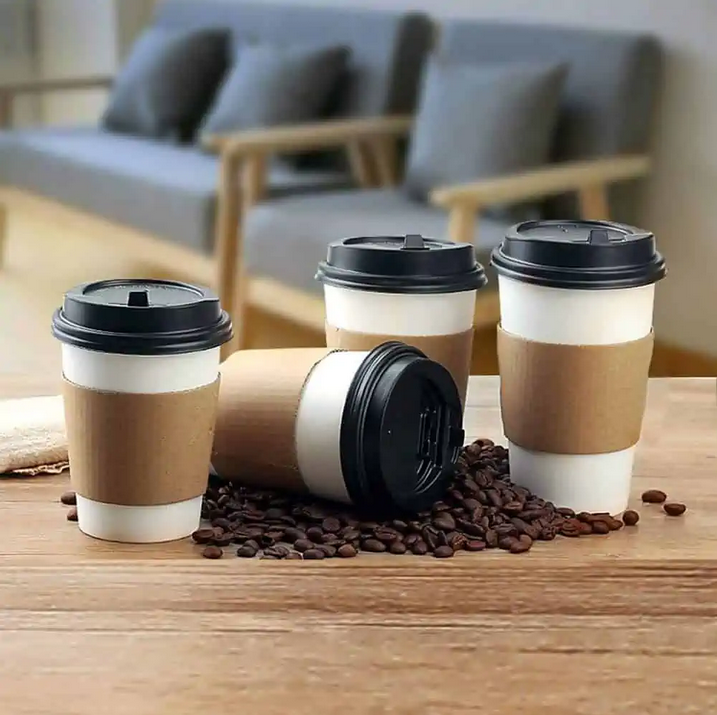 Paper cups and lids