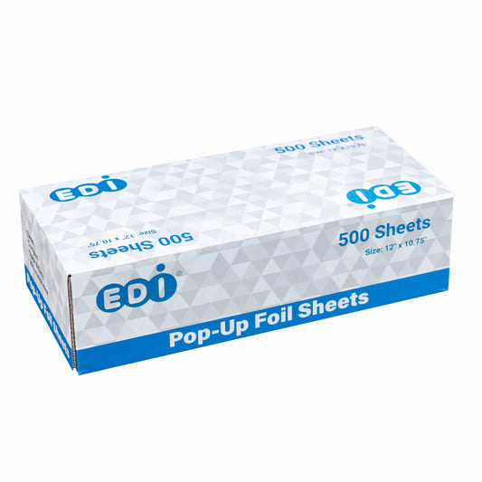 EDI Aluminum Foil Pop-Up Sheets - Full Case (6 Packs)