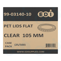 Case picture for 99-03140-10 105mm PET Flat Lids