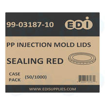 Case picture for 99-03187-10 90mm injection molding Sealing lids
（Red）MOQ 50 cases