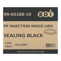 Case picture for 99-03188-10 90mm injection molding Sealing lids
（Black）MOQ 50 cases