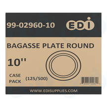 Case picture for 99-02960-10 WP - BAGASSE PLATE ROUND 10'' (125/500)