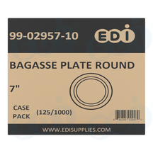 Case picture for 99-02957-10 WP - BAGASSE PLATE ROUND 7'' (125/1000)