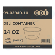 Case picture for 99-02940-10 WP - DELI CONTAINER 24 OZ (50/250)