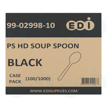 Case picture for 99-02998-10 WP - PS HEAVY DUTY SPOON BLACK (100/1000)