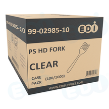 Case picture for 99-02985-10 WP - PS HEAVY DUTY FORK CLEAR (100/1000)