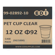 Case picture for 99-02892-10 WP - PET CUP CLEAR 12 OZ ?92 (50/1000)