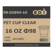 Case picture for 99-02894-10 WP - PET CUP CLEAR 16 OZ ?98 (50/1000)