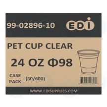 Case picture for 99-02896-10 WP - PET CUP CLEAR 24 OZ ?98 (50/600)
