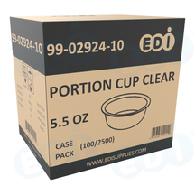 Case picture for 99-02924-10 WP - PORTION CUP CLEAR 5.5 OZ (100/2500)