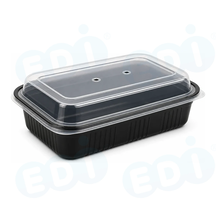 99-03023-10 WP - PP FOOD CONTAINER WITH LIDS RECT 16 OZ (50/150)