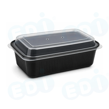 99-03028-10 WP - PP FOOD CONTAINER WITH LIDS RECT 38 OZ (50/150)