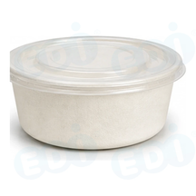 99-03067-10 WP - Corn Starch Round Bowl with lids - 600 ml
