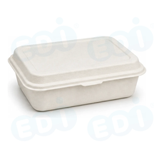 99-03077-10 WP - Corn Starch Rectangle Box with lids- 850 ml