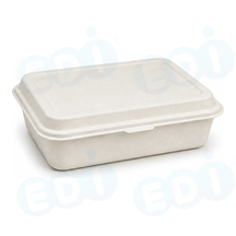 99-03078-10 WP - Corn Starch Rectangle Box with lids- 1000 ml
