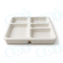 99-03088-10 WP - Corn Starch Five Compartments Box - 1150 ML