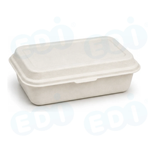 99-03101-10 WP - Corn Starch Rectangle Box with NO window lids - 700 ml
