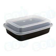 99-03025-10 WP - PP FOOD CONTAINER WITH LIDS RECT 26 OZ (50/150)