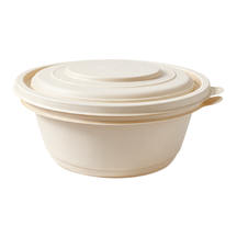 99-03068-10 Corn Starch Round Bowl with lids - 900 ml