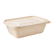 99-03078-10 Corn Starch Rectangle Box with lids- 1000 ml