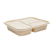 99-03086-10 Corn Starch Three Compartments Box - 950 ml