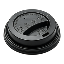 99-03130-10 Paper cup lids - sippy black 80 mm