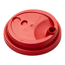 99-03191-10 90mm injection molding Sipper Lids (Red) MOQ 50 cases